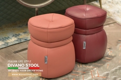 Đôn Sofa da bò nhập khẩu Full 100% da bò Divano