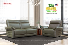 Sofa Thông Minh THE SUN Full 100% da thật - Ghế Sofa chỉnh điện Nhập Khẩu nguyên chiếc từ Malaysia