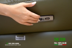 Sofa Thông Minh THE SUN Full 100% da thật - Ghế Sofa chỉnh điện Nhập Khẩu nguyên chiếc từ Malaysia