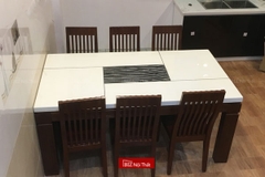 Bàn ăn mặt đá Ba-BĐ05