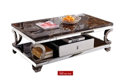 Bàn Trà Mặt Đá BizNoiThat chân inox CT-1715