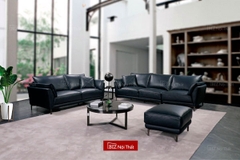 Sofa da chất liệu da bò Ý Divano S-809A