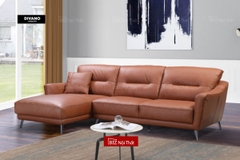 Bộ Sofa chất liệu da bò Ý nhập khẩu Divano L-822 màu da bò dài 2,8m