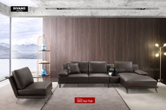 Bộ Sofa chất liệu da thật Italia nhập khẩu Divano L-844
