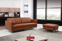 Bộ Sofa văng 3 chỗ da thật Italia nhập khẩu Divano S-678A