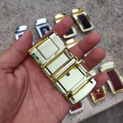 Mặt Khóa cho dây thắt lưng da cá sấu thật chuẩn 4cm [NHIỀU MÀU] Kim loại đúc nguyên khối không gỉ sét!
