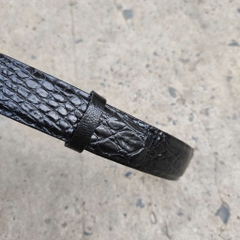 Thắt lưng Cá sấu Bông hông rất Mềm Và Bền TS111V (mặt vàng)