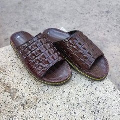 Dép quai ngang bản bự. Gai lưng cá sấu siêu đẹp. Đế cao 4cm!
