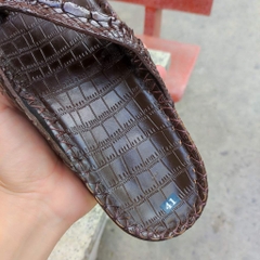 [DÉP KẸP ĐẾ CAO] Da cá sấu trơn mềm dễ mang!