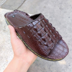 Dép quai ngang bản bự. Gai lưng cá sấu siêu đẹp. Đế cao 4cm!