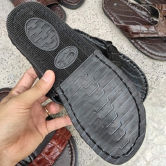 Dép kẹp nam GAI ĐUÔI CÁ SẤU MÀU ĐEN LỊCH LÃM!