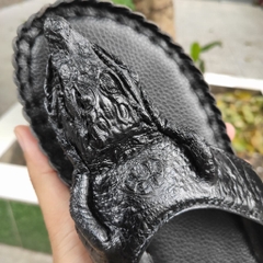 Dép kẹp nam [NGUYÊN CÁ SẤU CON CÓ ĐẦU VÀ CHÂN TAY]