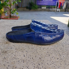 Giày sục nam Vây đuôi cá sấu Navy. Thiết kế đơn giản thanh lịch!