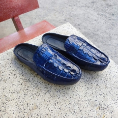 Giày sục nam Vây đuôi cá sấu Navy. Thiết kế đơn giản thanh lịch!