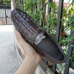 Giày Da Cá Sấu. Phiên Bản Giày Tây Không Buộc Dây Cao Cấp GT8N