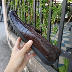 Giày Lười Nam Da Cá Sấu Dáng Mới - Gù lưng GLT6N