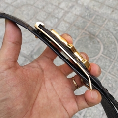Thắt Lưng Cá Sấu Liền 4cm [MẶT KHÓA THÉP KO GỈ CAO CẤP]