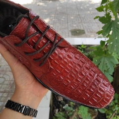Giày Tây Có Buộc Dây [GAI LƯNG CÁ SẤU RẤT ĐẸP] GTD8ND
