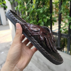 [ĐẸP PHONG CÁCH..] Dép kẹp nam gai đuôi cá sấu có gắn móng