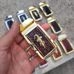 Mặt Khóa cho dây thắt lưng da cá sấu thật chuẩn 3.5cm [NHIỀU MÀU] Kim loại đúc nguyên khối không gỉ sét!