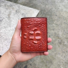 Siêu Phẩm Gù Cá Sấu Nguyên Con Dáng Đứng 2 Mặt Nâu Đỏ VS21DND