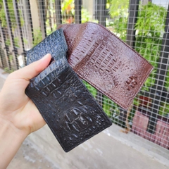 Ví MINI da cá sấu 2 mặt. Kích thước 10.5*8.5 cm