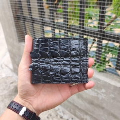 Ví cá sấu 2 mặt Size NHỎ 10.5*8.5 cm. Gai đuôi cá sấu rất bền!