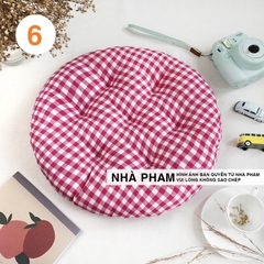ĐỆM TRÒN CARO 40CM - HÌNH 06