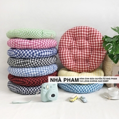 ĐỆM TRÒN CARO 45CM - HÌNH 07