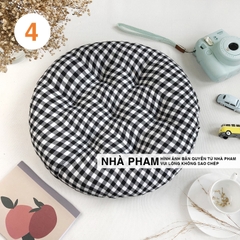 ĐỆM TRÒN CARO 45CM - HÌNH 04