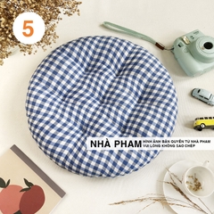 ĐỆM TRÒN CARO 45CM - HÌNH 05