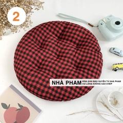 ĐỆM TRÒN CARO 50CM - HÌNH 02