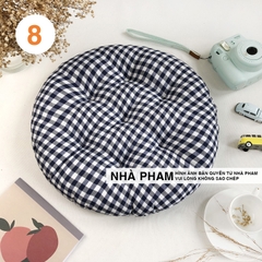 ĐỆM TRÒN CARO 50CM - HÌNH 08