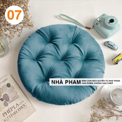 ĐỆM TRÒN VẢI NHUNG 40CM - HÌNH 07
