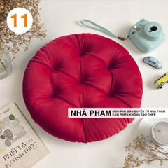 ĐỆM TRÒN VẢI NHUNG 45CM - HÌNH 11