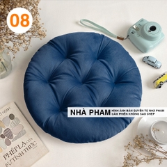 ĐỆM TRÒN VẢI NHUNG 45CM - HÌNH 08