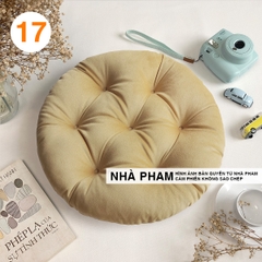 ĐỆM TRÒN VẢI NHUNG 50CM - HÌNH 17