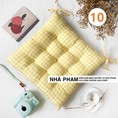 ĐỆM VUÔNG CARO 40CM - HÌNH 10