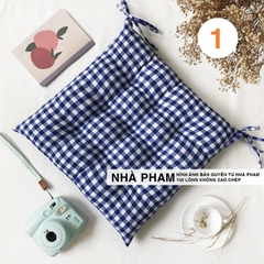 ĐỆM VUÔNG CARO 45CM - HÌNH 01