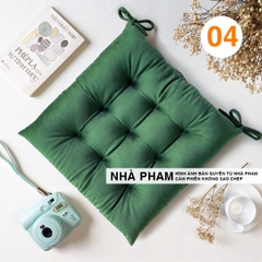 ĐỆM VUÔNG VẢI NHUNG 40CM - HÌNH 04