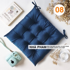 ĐỆM VUÔNG VẢI NHUNG 40CM - HÌNH 08