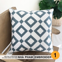 GỐI SOFA EMBROIDER - HÌNH 01