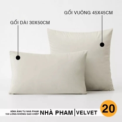 GỐI DÀI SOFA VELVET - HÌNH 20