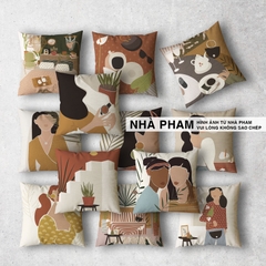 GỐI SOFA ABSTRACT GIRL - HÌNH 04