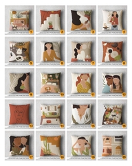 GỐI SOFA ABSTRACT GIRL - HÌNH 12
