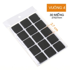 MIẾNG DÁN CHÂN BÀN GHẾ, CHỐNG TRẦY SÀN - VUÔNG 4 - 30M