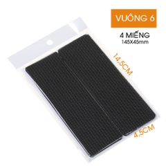 MIẾNG DÁN CHÂN BÀN GHẾ, CHỐNG TRẦY SÀN - VUÔNG 6 - 4M