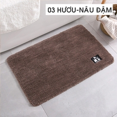 THẢM CHÙI CHÂN- H03 HƯƠU MÀU NÂU ĐẬM