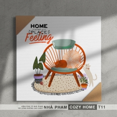TRANH CANVAS COZY HOME - 30X30CM - TRANH 11