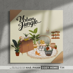 TRANH CANVAS COZY HOME - 30X30CM - TRANH 34